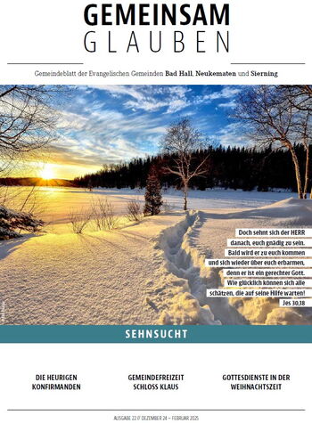 Titelbild Gemeindezeitung Gemeinsam glauben
