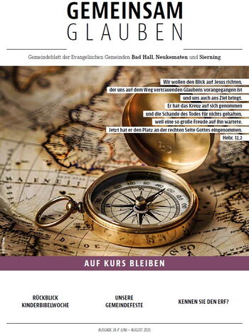 Titelbild Gemeindezeitung Gemeinsam glauben